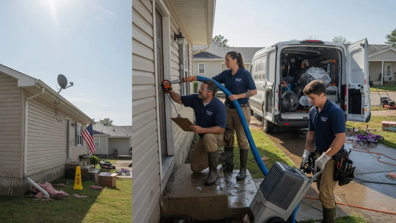Ceiling Water Damage Restoration in Toms Brook, VA near me